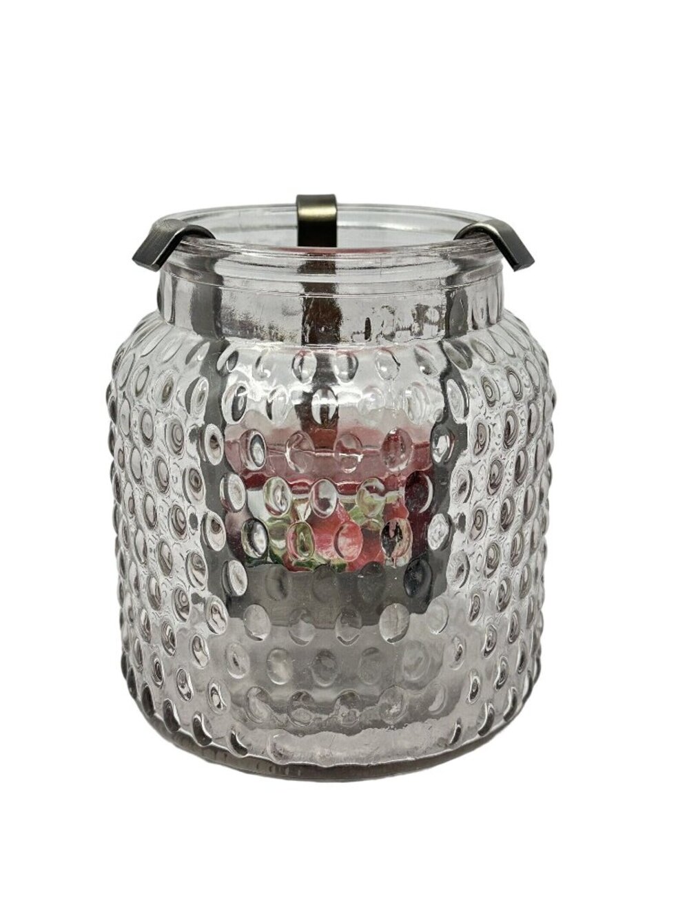 Bath & Body Works Drop-in Candle Holder Glass Metal for 1.3 oz Mini Candles